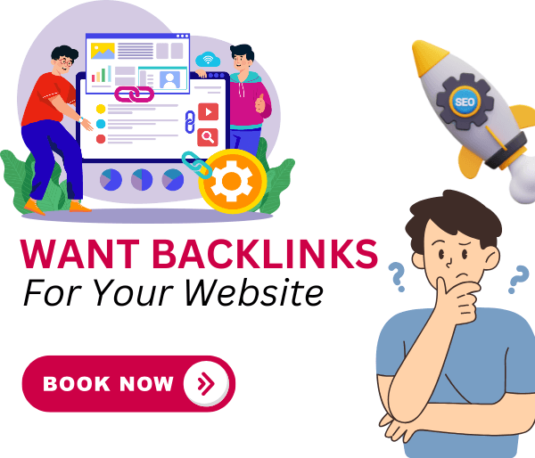 Want backlinks for your website book now