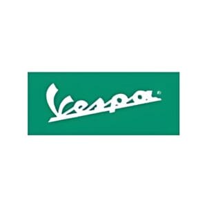 vespa white and green logo cliental